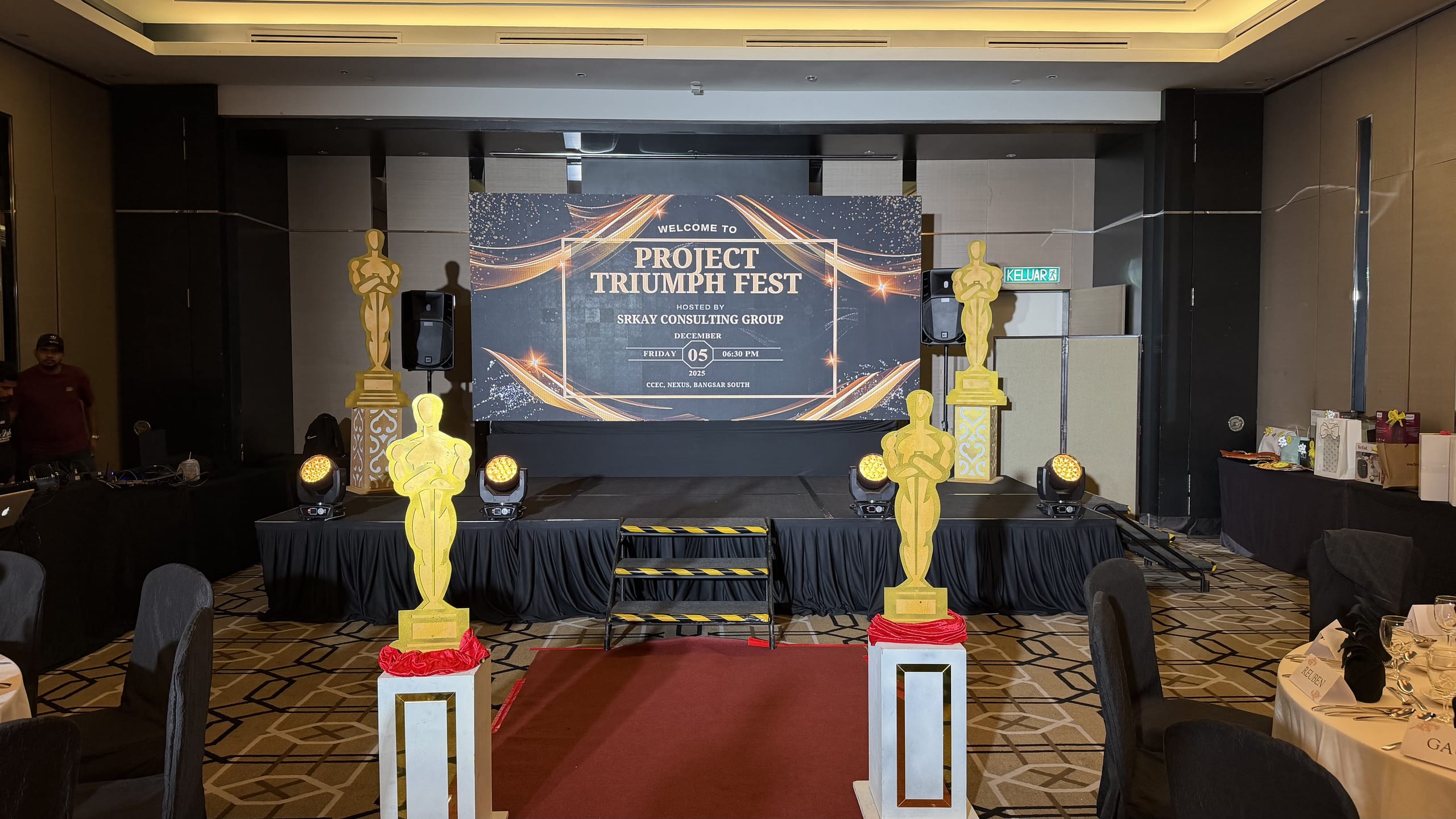 Oscars-themed award night